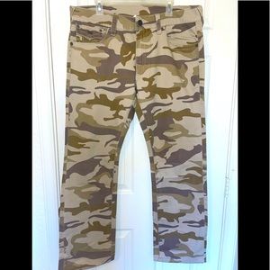 True Religion Tan Camo Pants